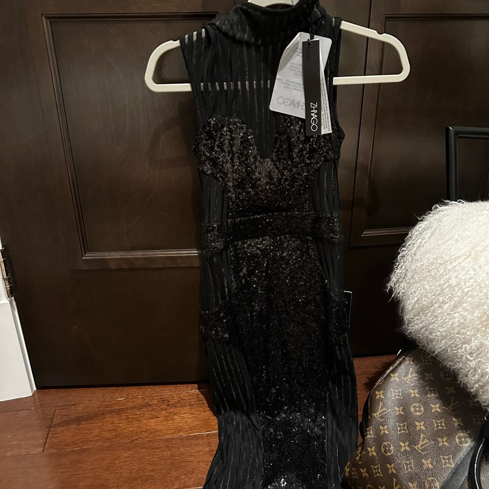 Zhivago Black Sequin Dress
